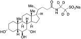 重水素化合物Tauro-α-muricholic Acid-d4 Sodium Salt