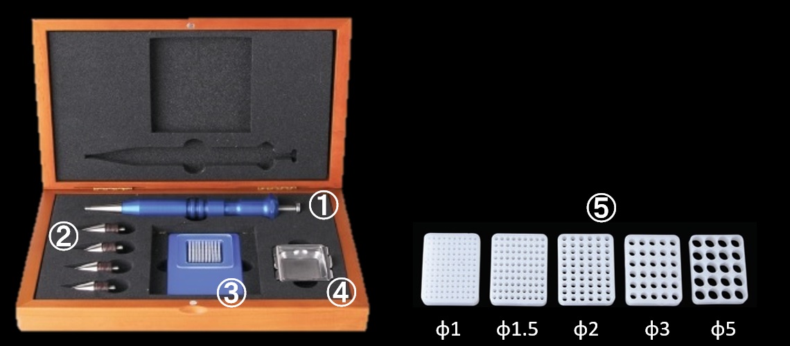 Manual Tissue Microarrayer, Quick Ray, Full set