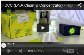 溶液からのDNA精製・濃縮キット<br />DNA Clean & Concentrator Kit (DCC)
