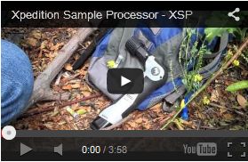 現場で採取した試料をその場で破砕する装置 Xpedition Sample Processor